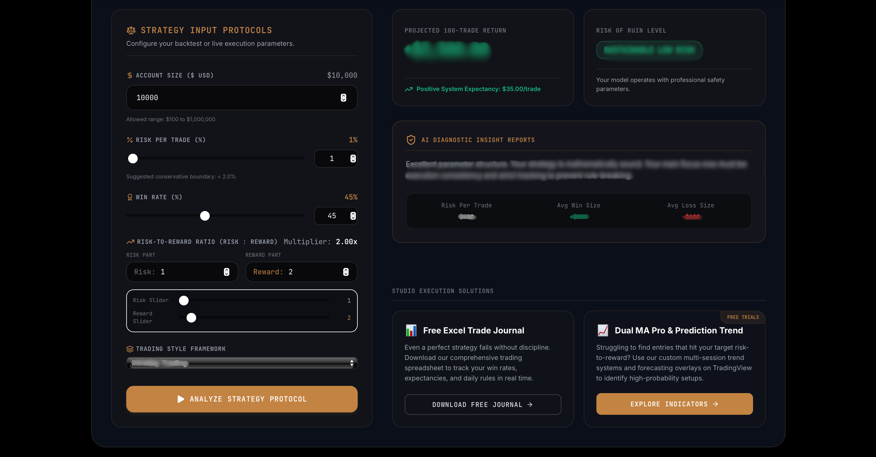 FREE Trade Risk Management App