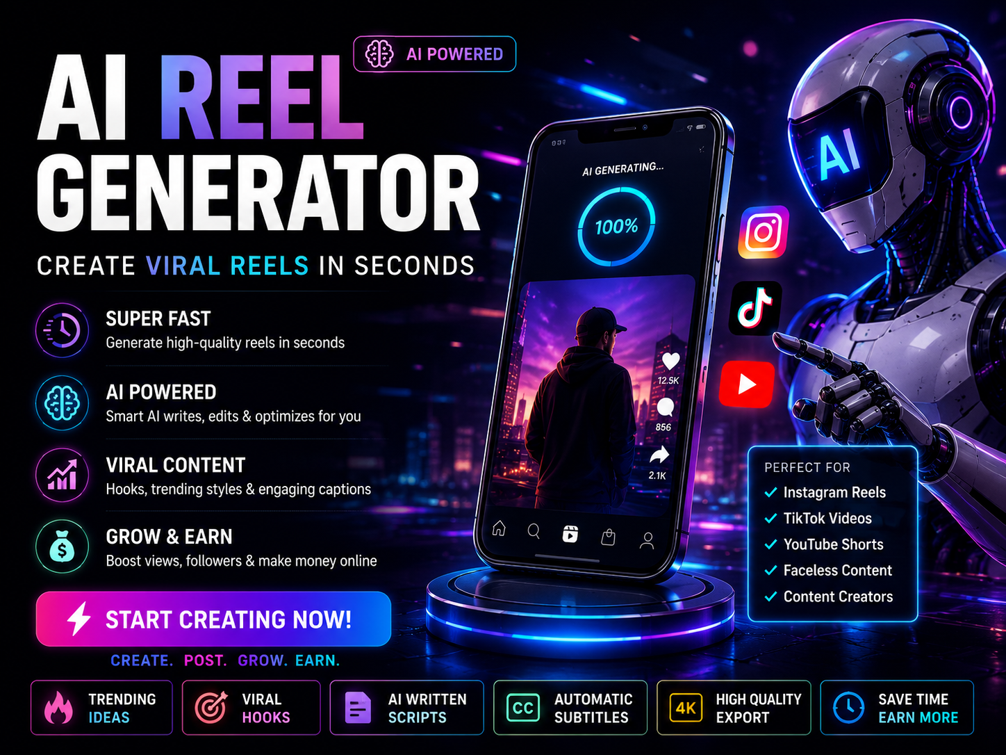 AI Reel & Shorts Creator