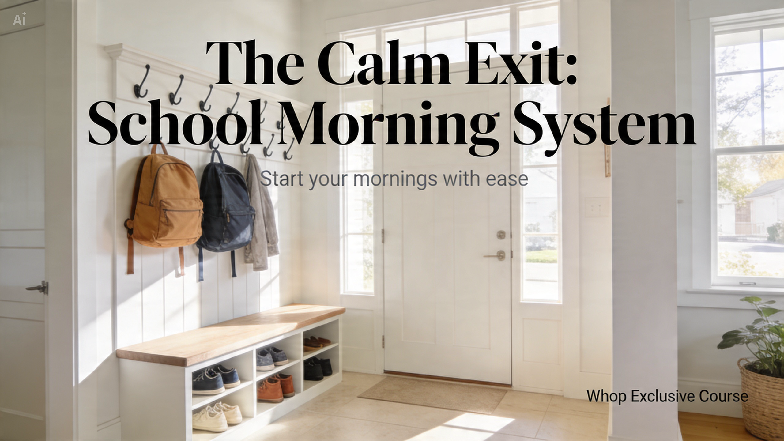 The Calm Exit School Morning System