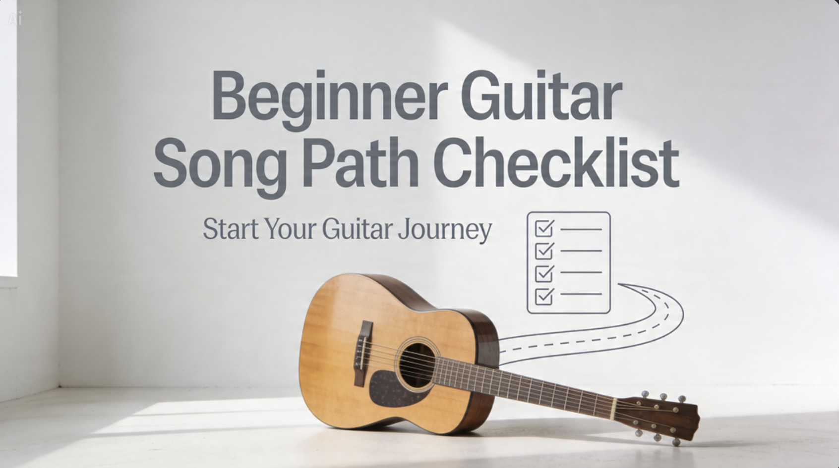 Beginner Guitar Song Path Checklist