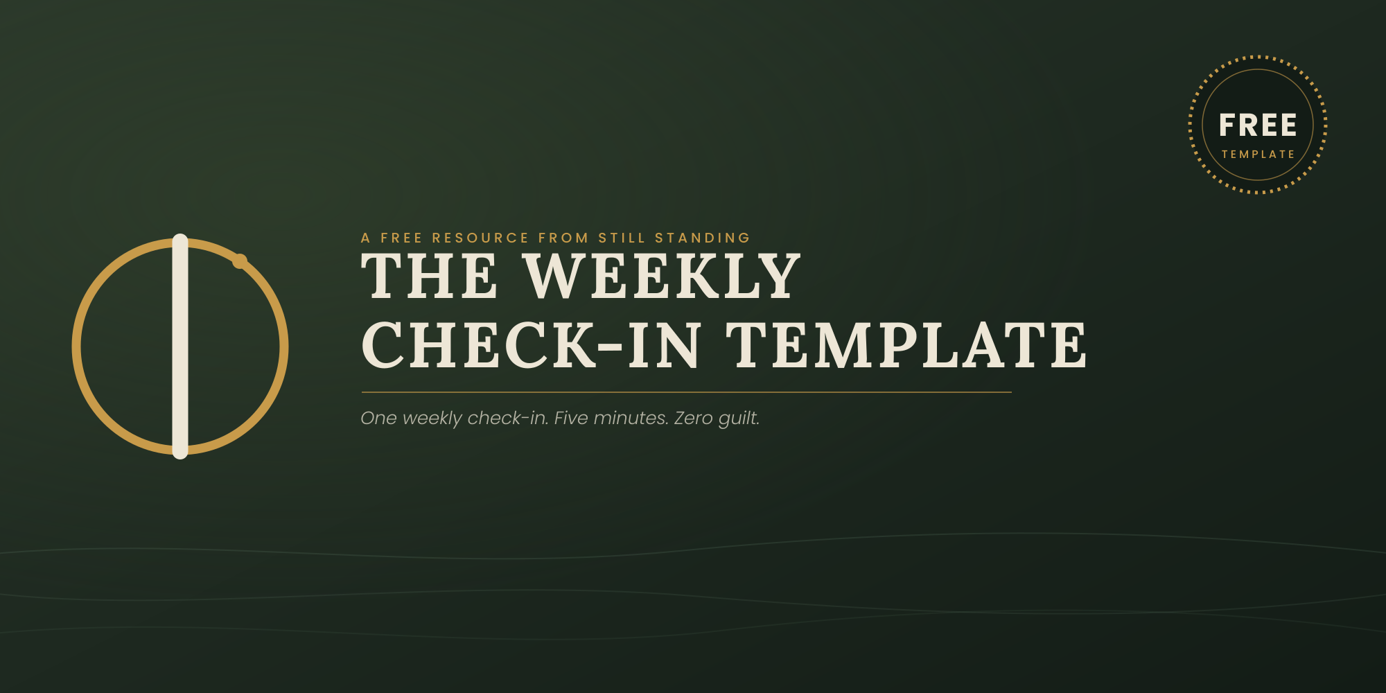 The Weekly Check-In Template (free)