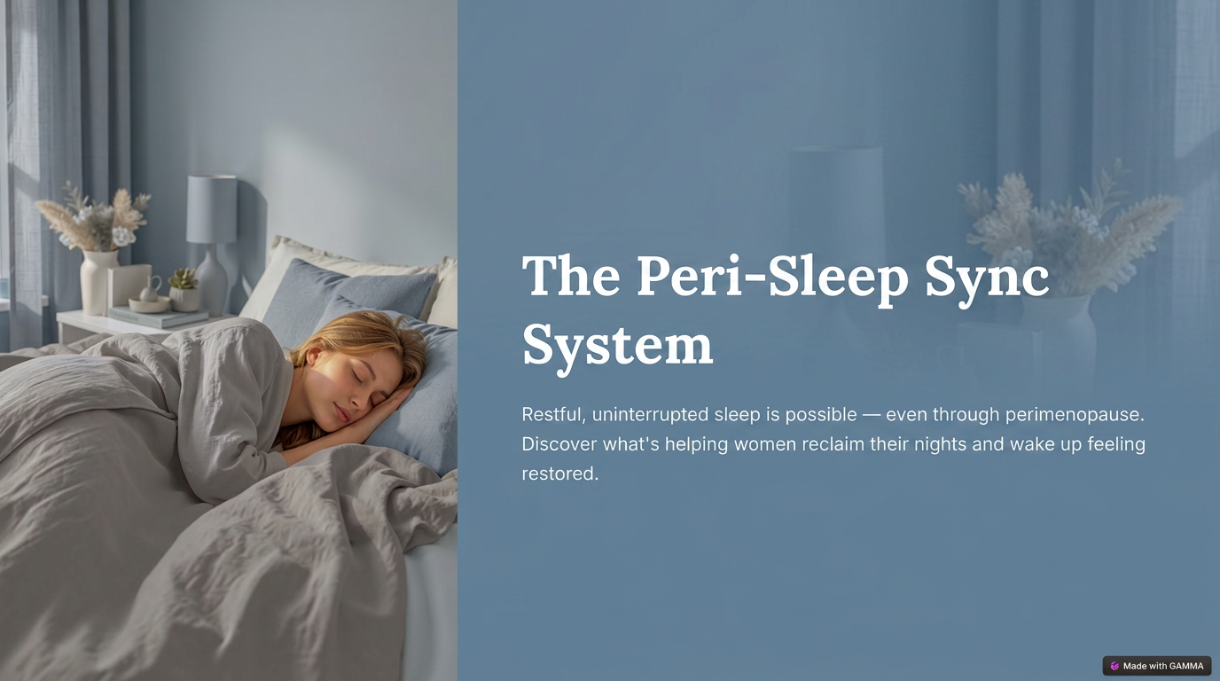 The Peri Sleep Sync System