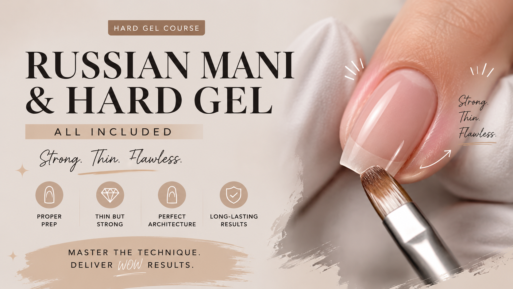 RUSSIAN MANI & HARD GEL. ALL INCLUSIVE