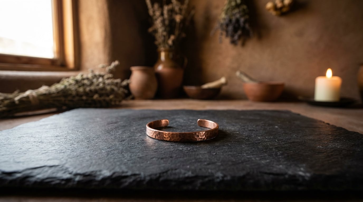 Handcrafted Copper Cuff Bracelet
