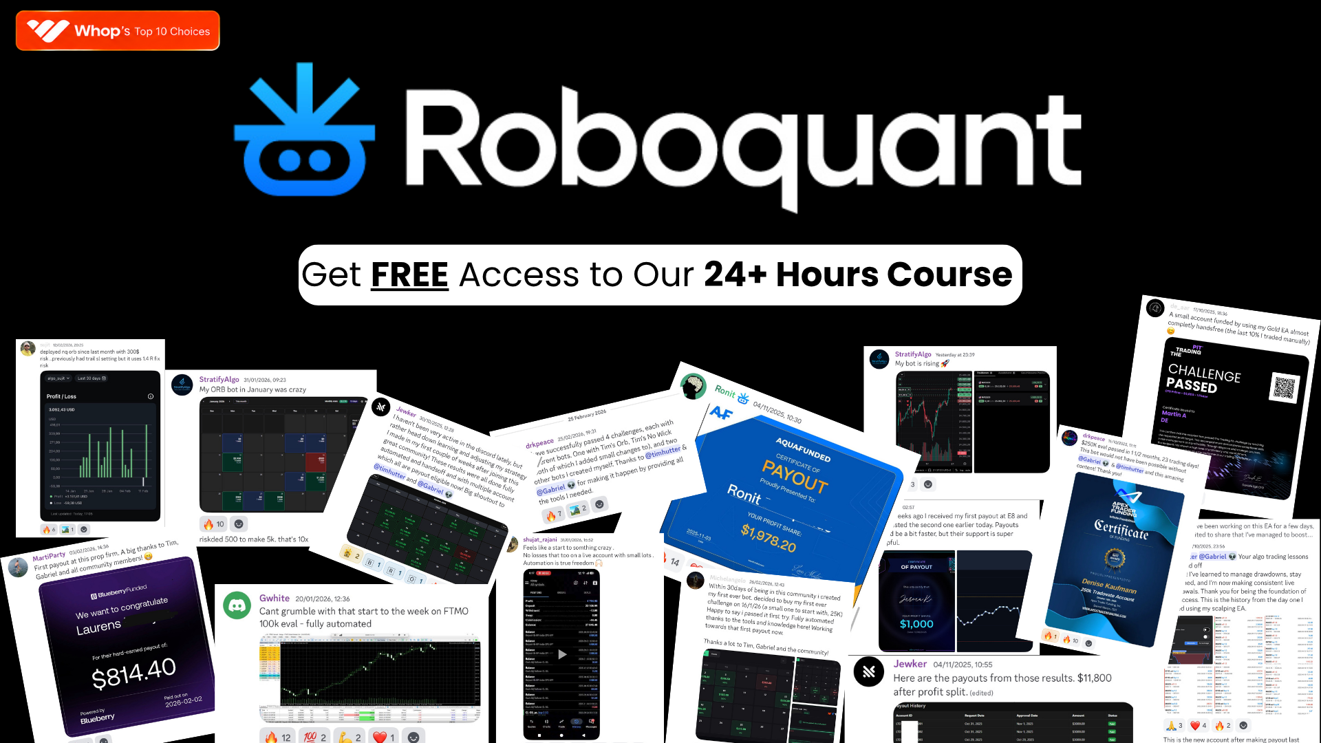 RoboQuant FREE (24+ HOURS COURSE)
