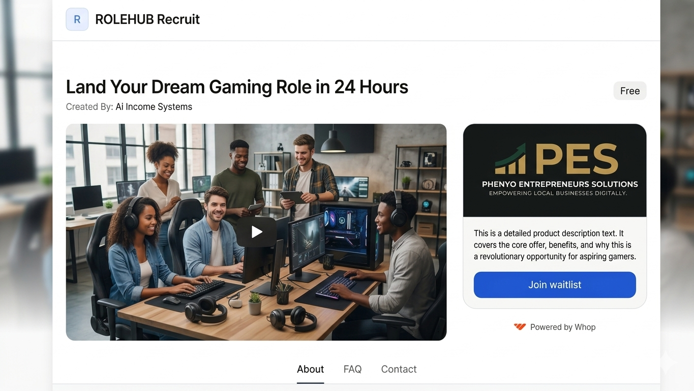 ROLEHUB Starter: Community & Skills Hub