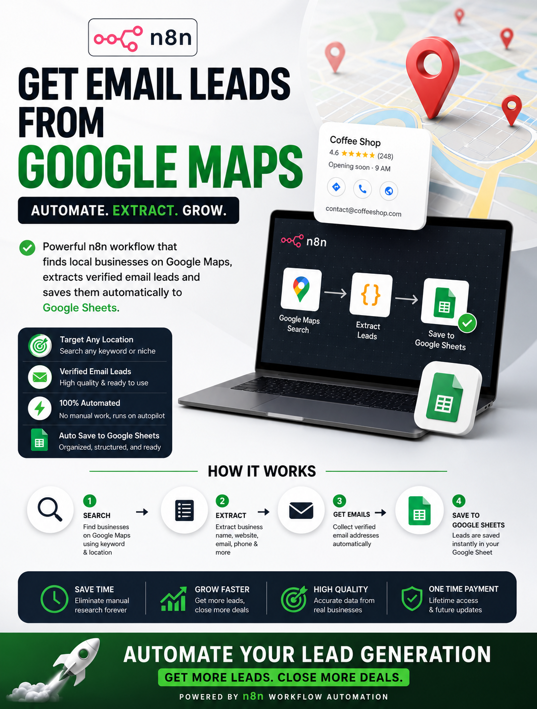 Google Maps Lead Scraper — Unlimited Local Leads on Autopilot