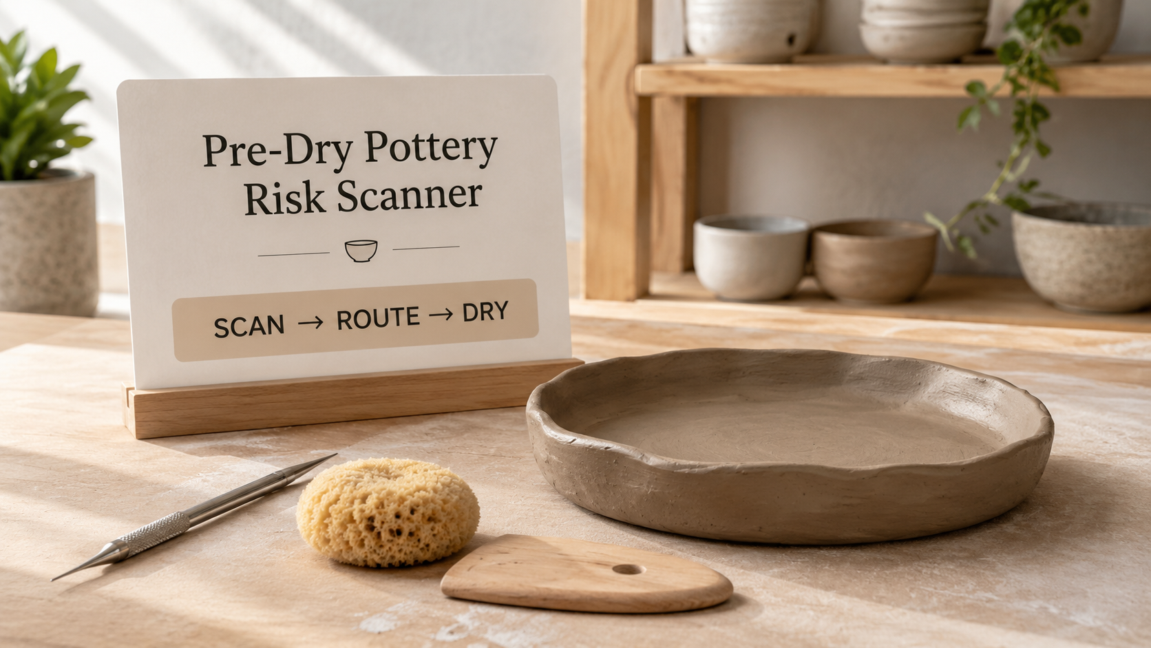 Pre-Dry Pottery Risk Scanner