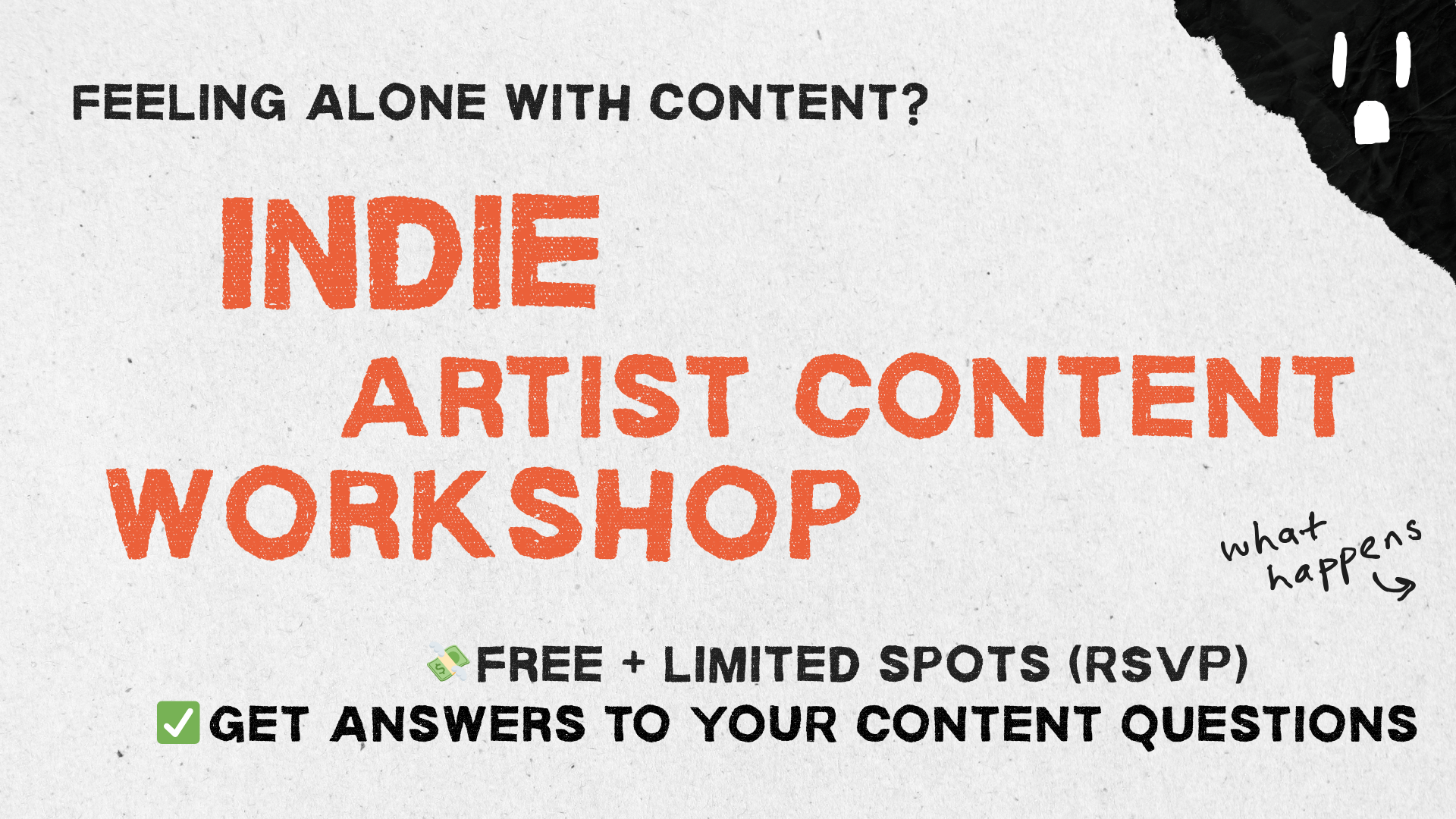 Indie Artist Content Workshop