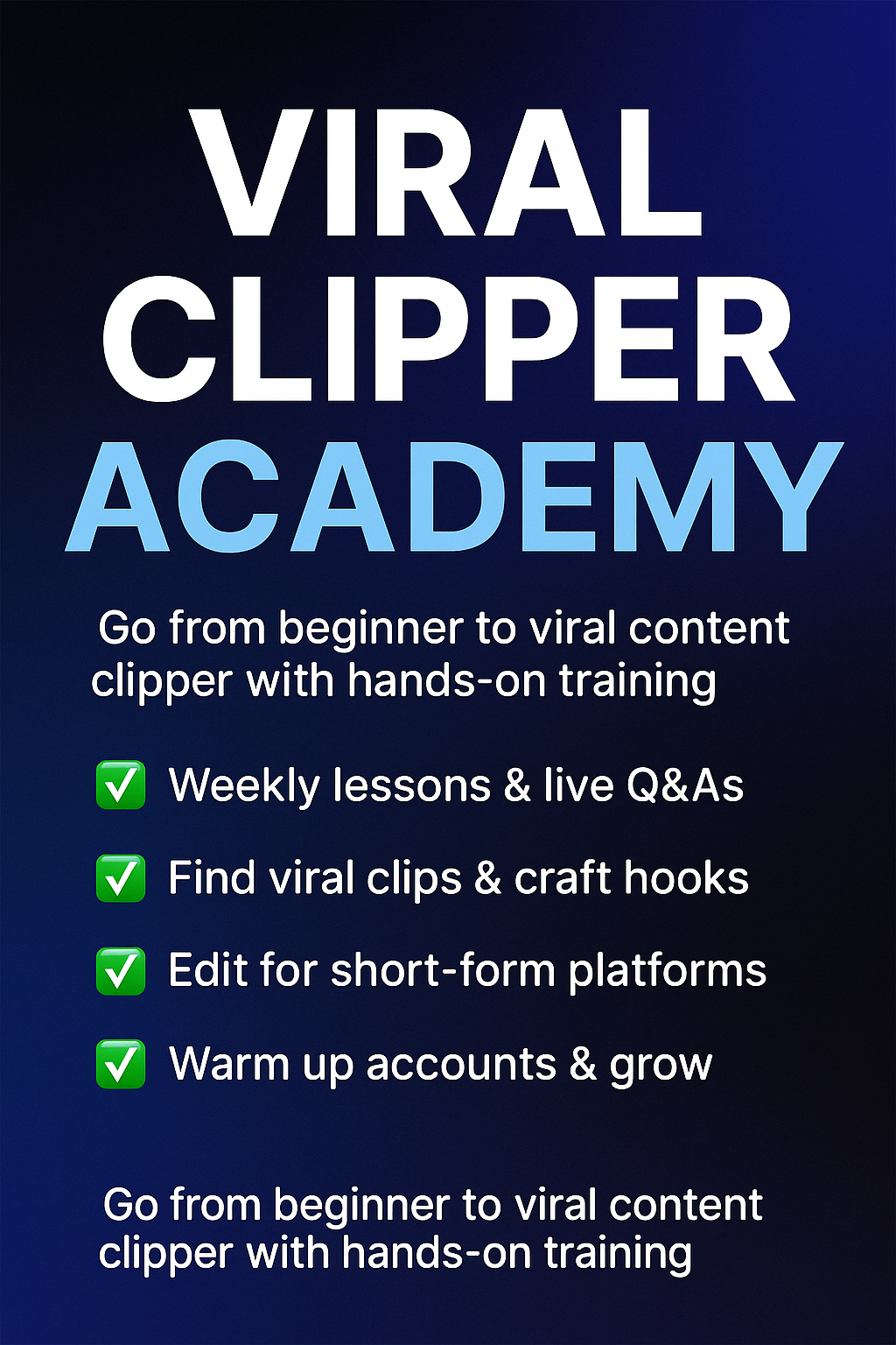 Viral Clipper Academy (F)
