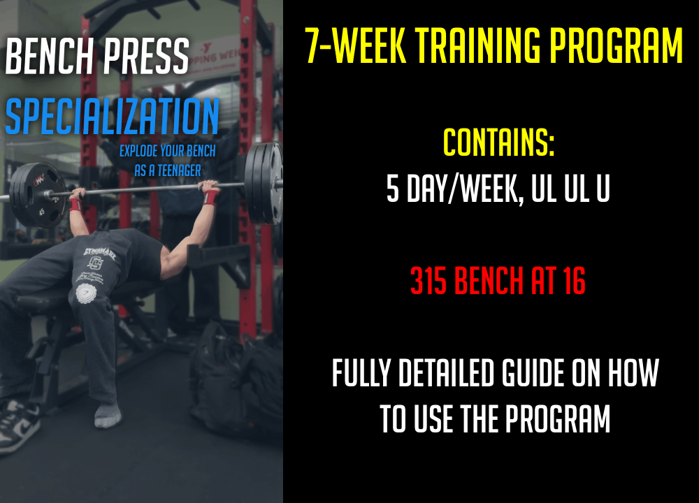 Bench Press Specialization Program