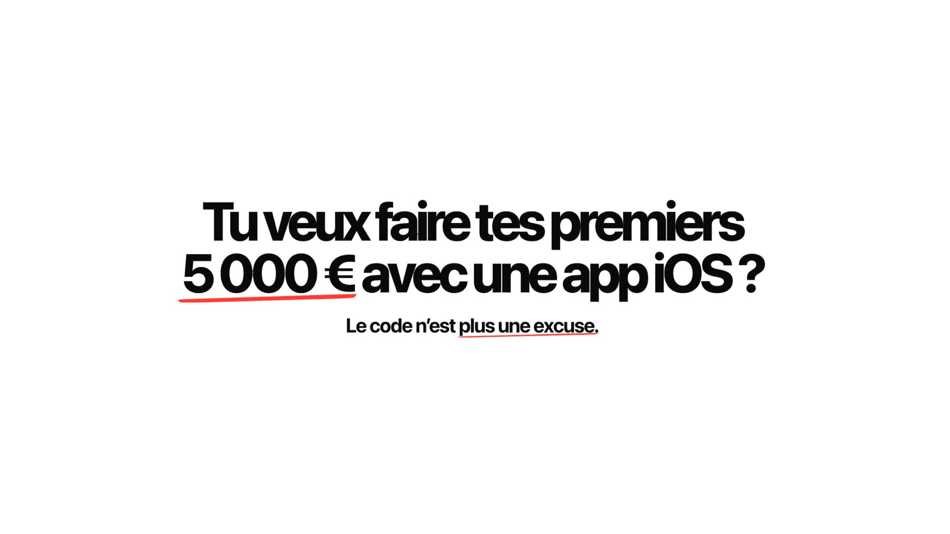 5000€ grâce à ton app iOS sans coder ?