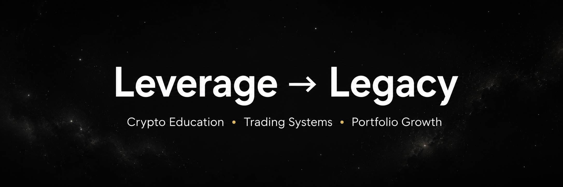Leverage To Legacy  banner