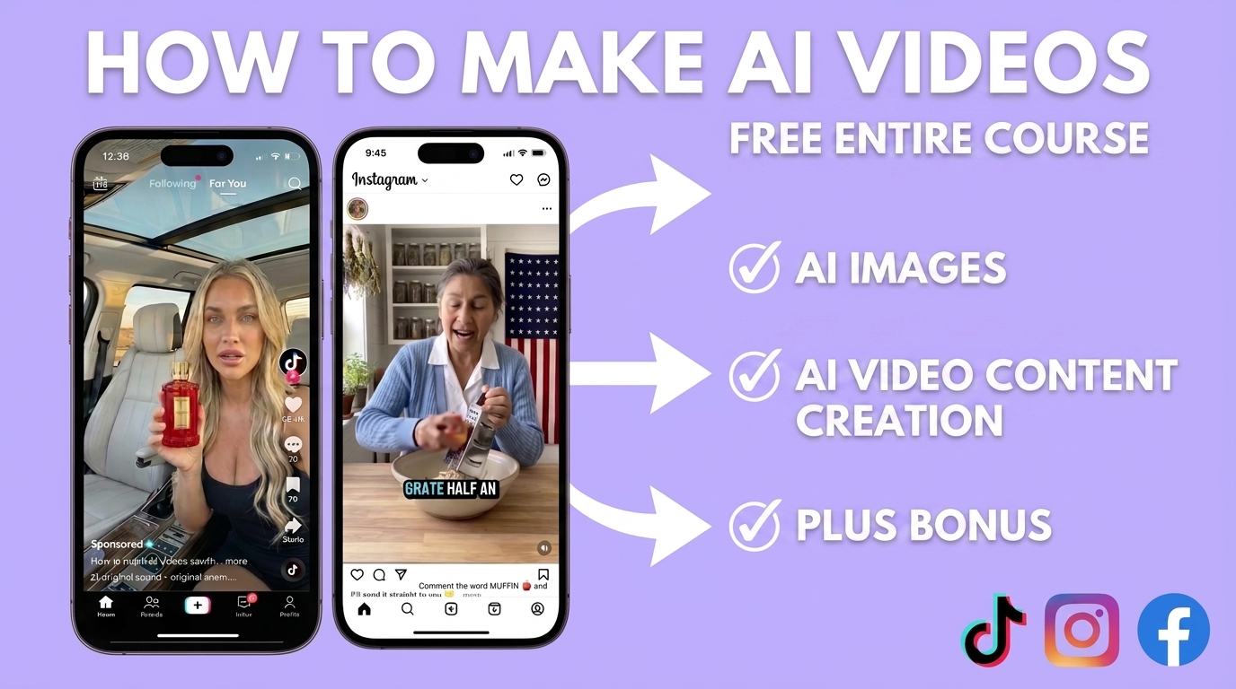 (FREE) How to make AI Videos Course