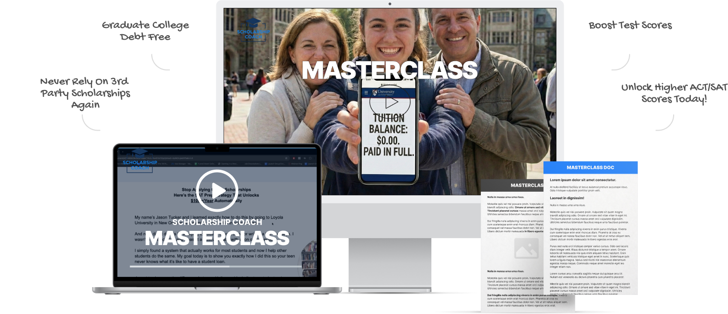 Scholarship Coach Masterclass