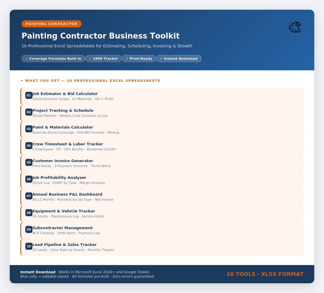 Painting Contractor Business Bundle