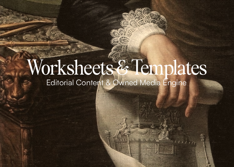 The Editorial Engine - Worksheets & Templates
