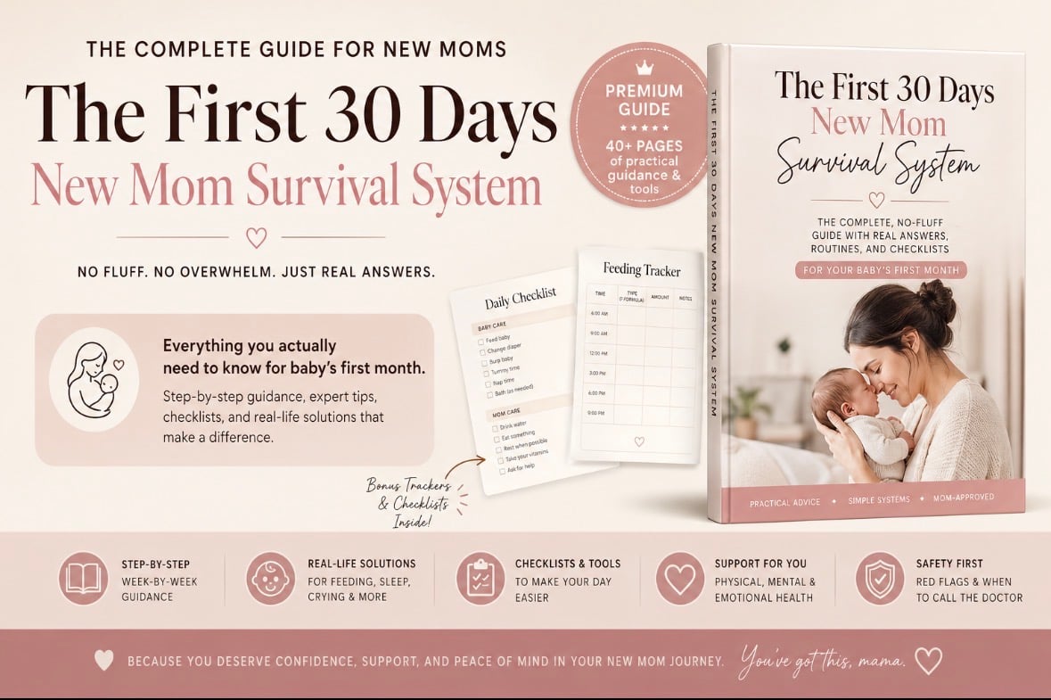 THE COMPLETE GUIDE FOR NEW MOM banner