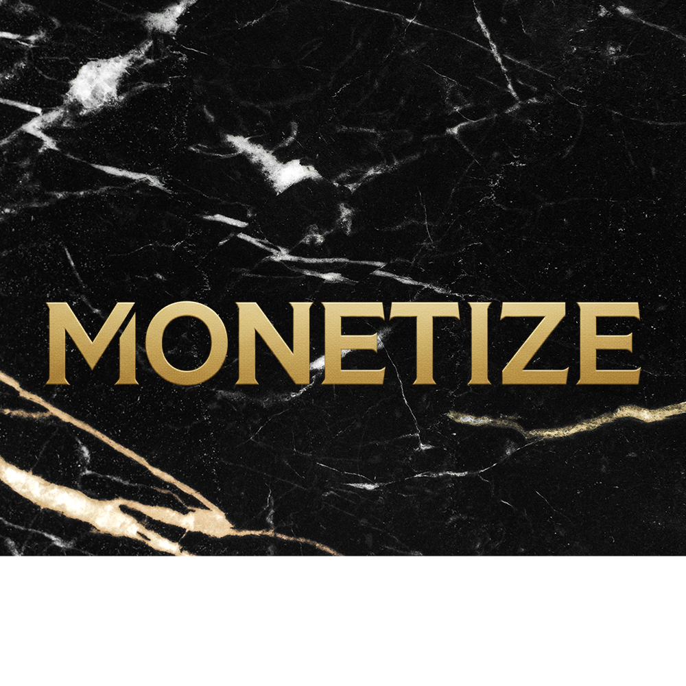 MONETIZE banner