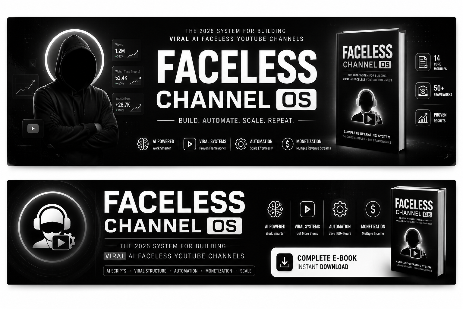 Faceless Channel OS (E-Book) 