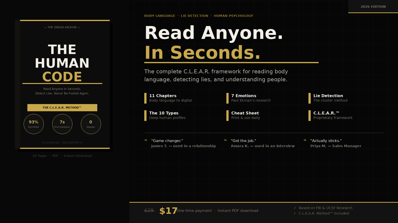 The Human Code - Read Anyone in Seconds