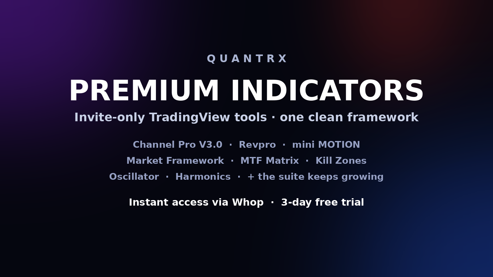 QuantRX | Premium Indicators with discord