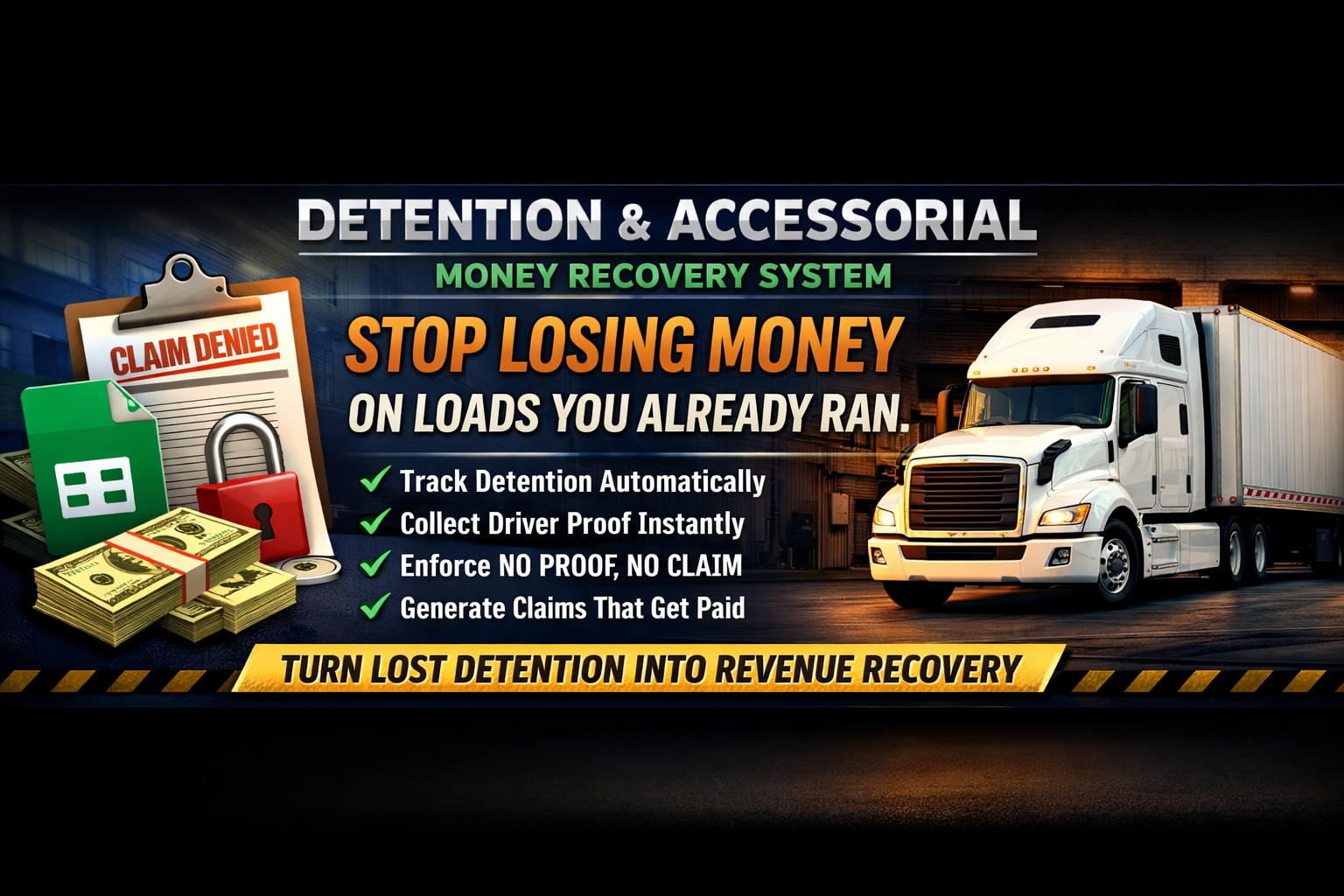 Detention & Accessorial Recovery System