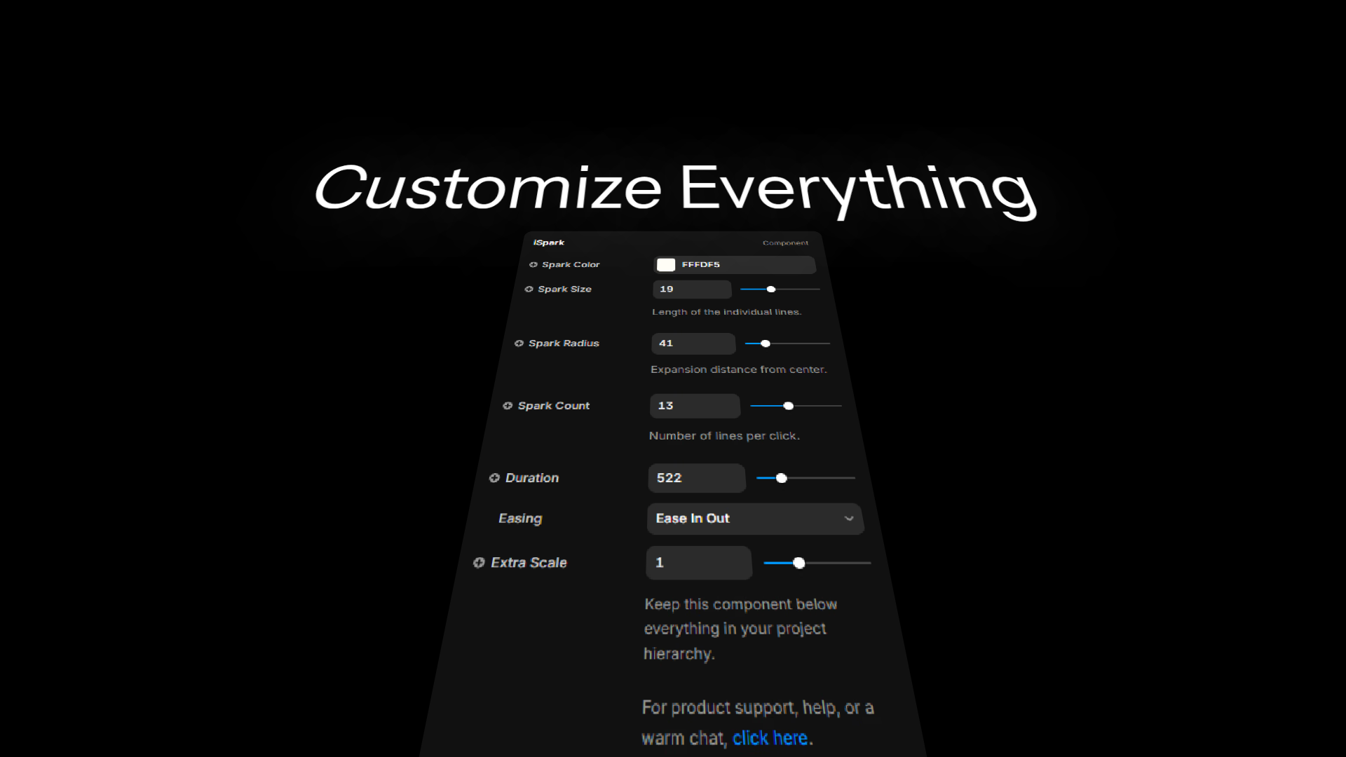 iSpark - Glow Click Sparks That Make Every Interaction Feel Alive