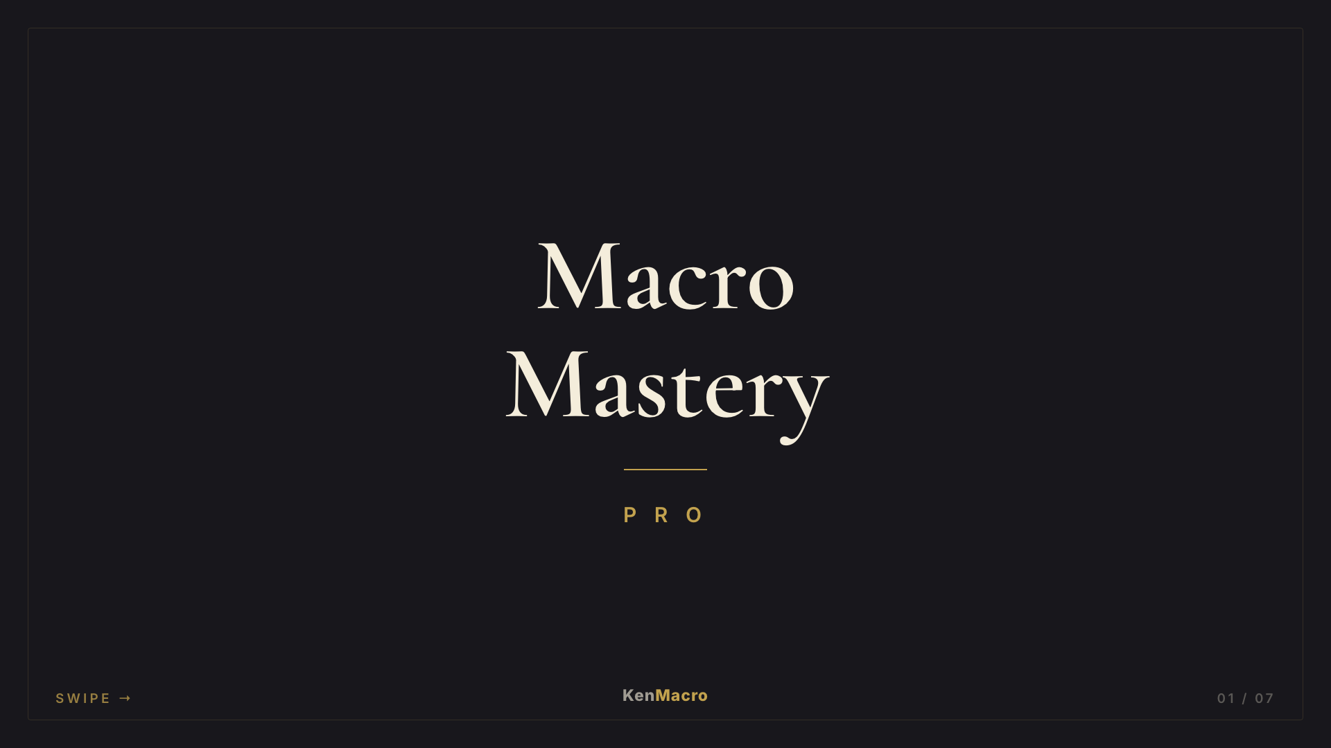 Macro Mastery Pro
