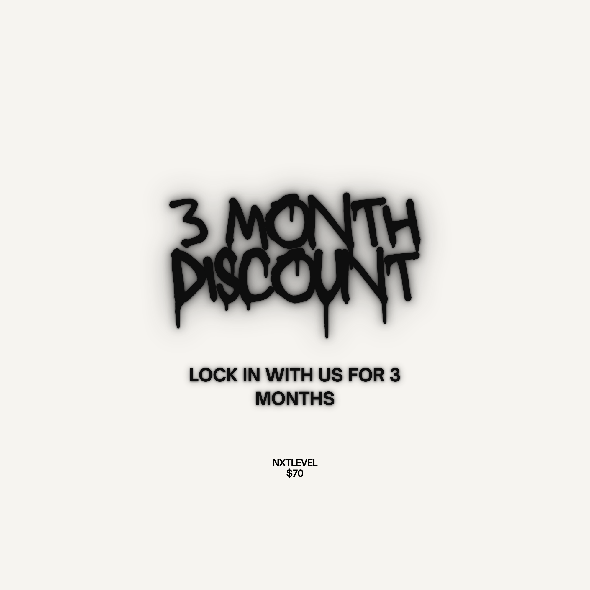 3 month discount (basic package)