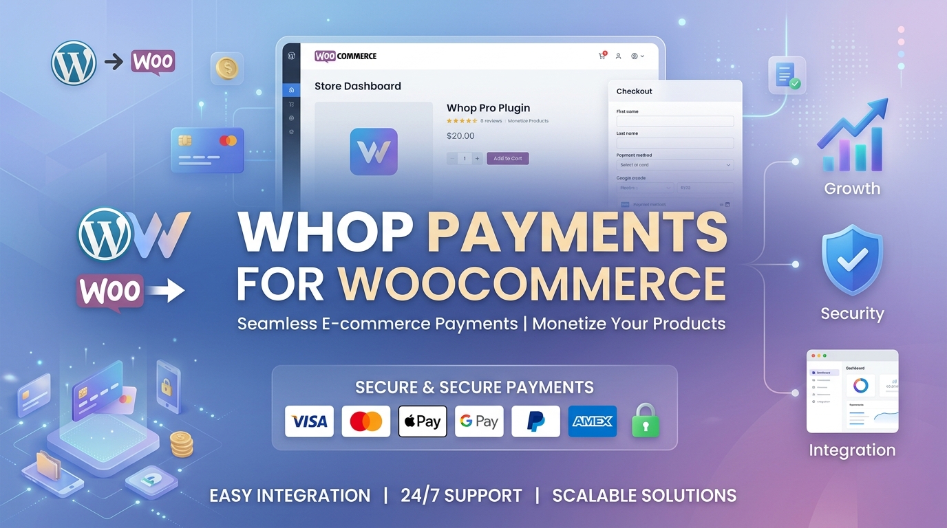 Whop Payment Plugin for Woocommerce