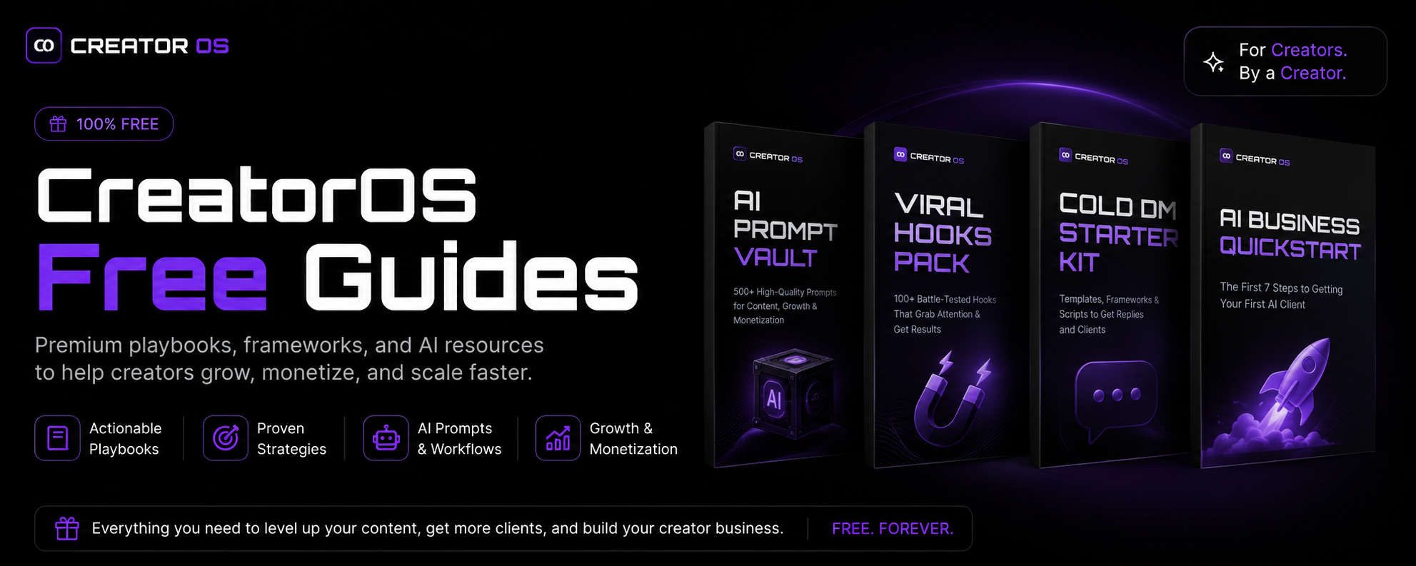 CreatorOS Free Guides
