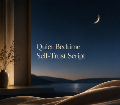 Quiet Bedtime Self-Trust Script