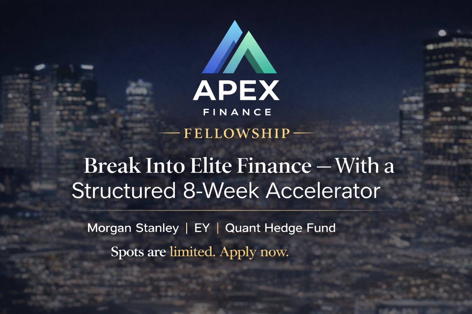 Apex Finance – Founding Cohort