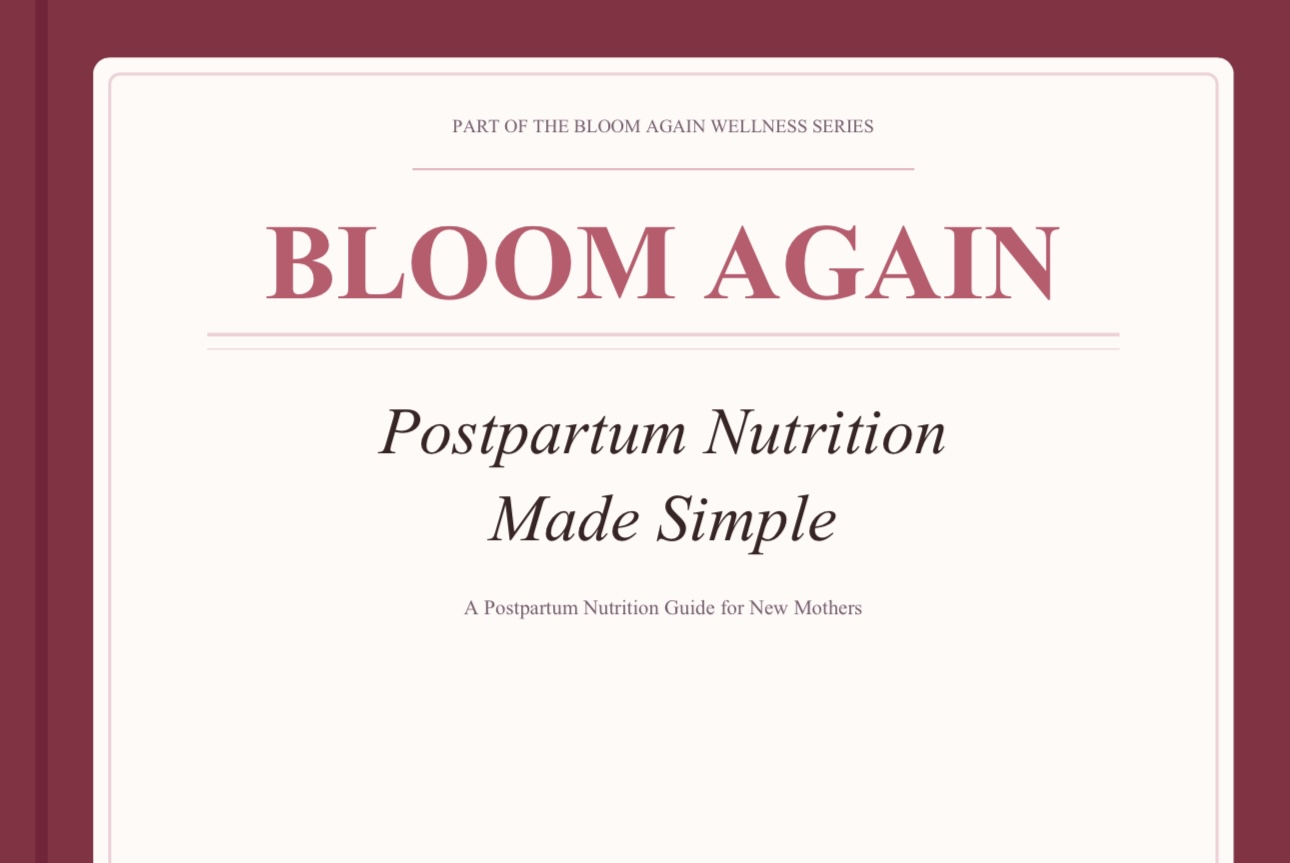 Postpartum Nutrition Simple
