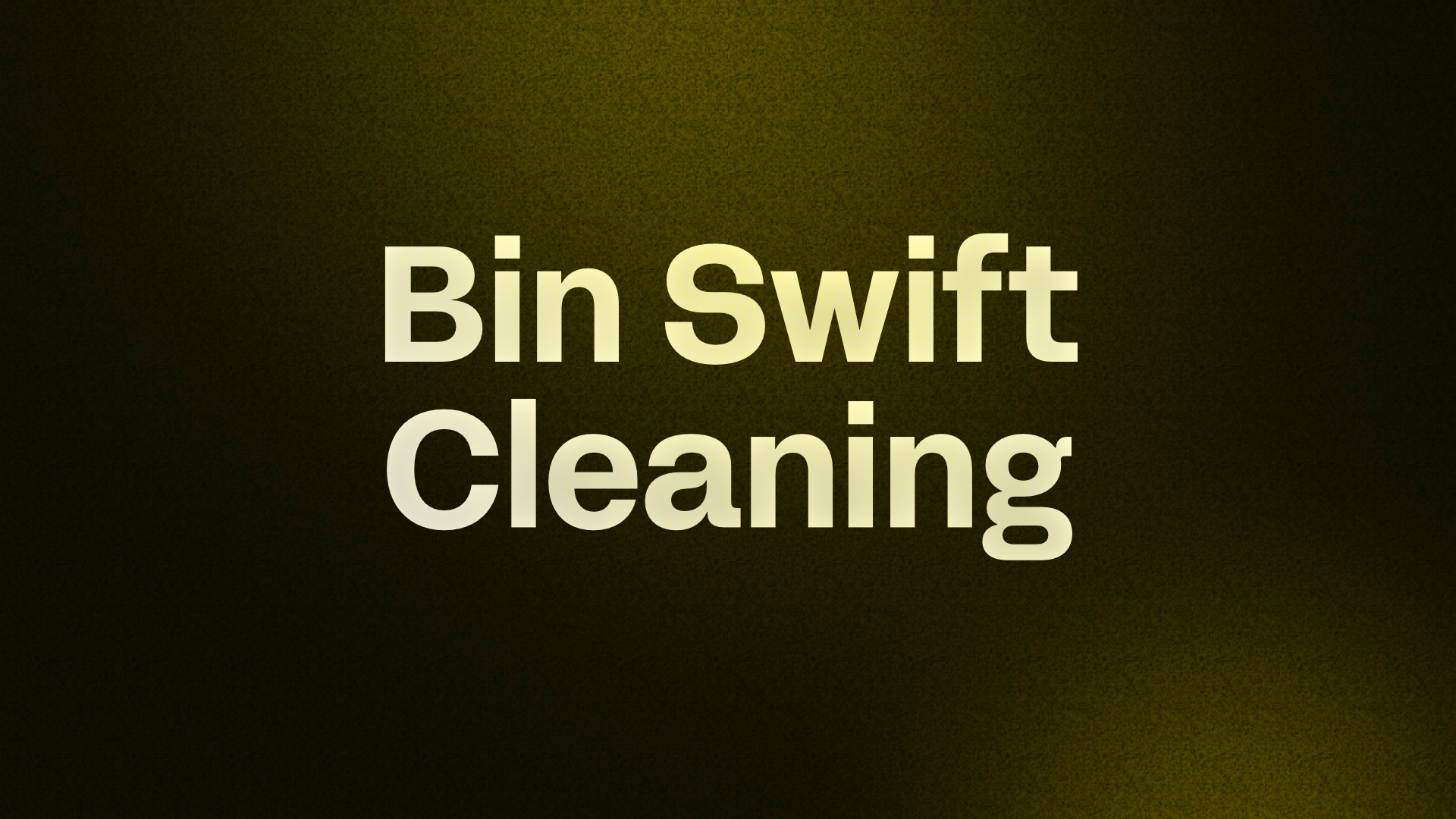 Trash Bin Cleaning