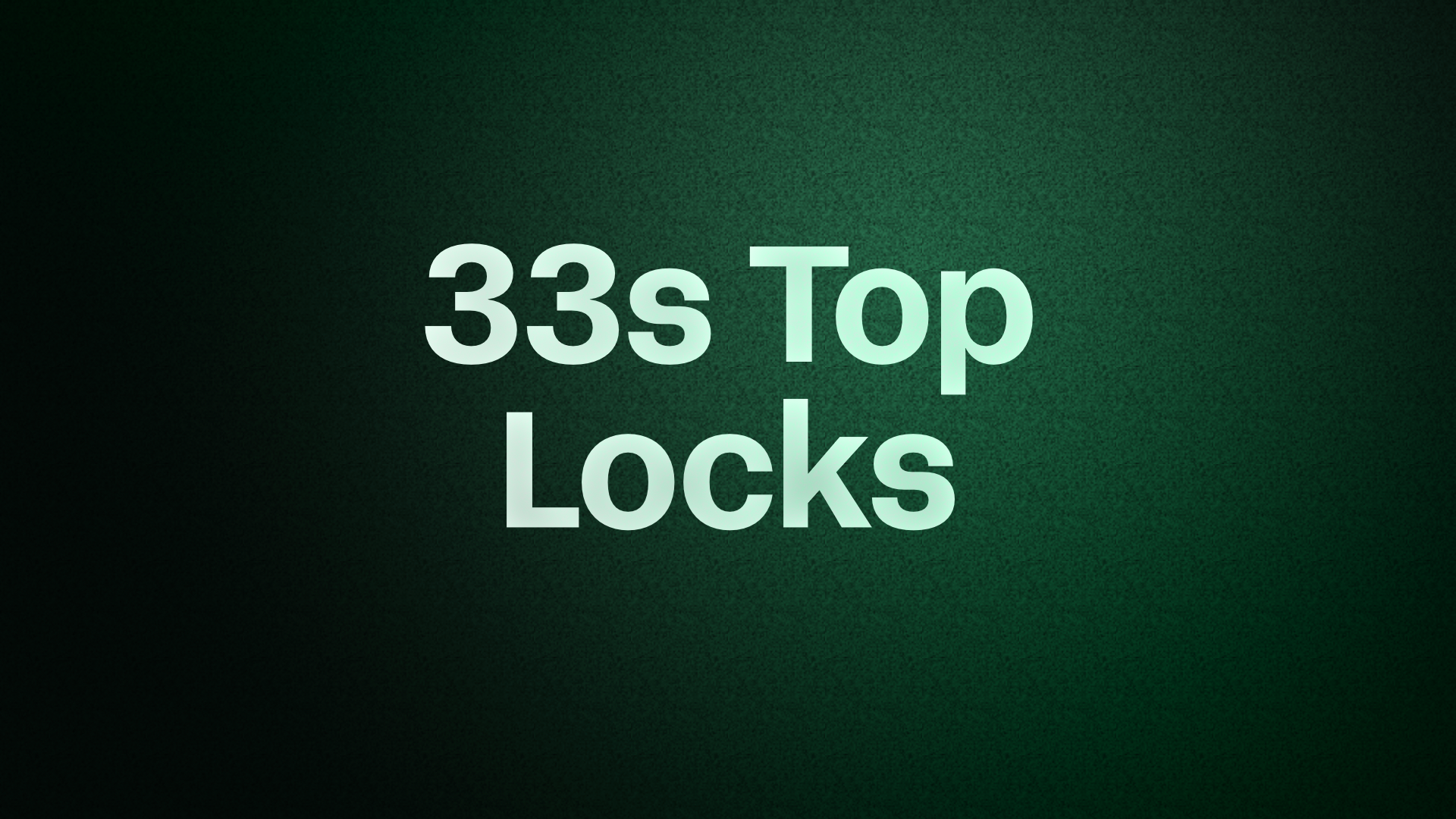 33s Daily Picks