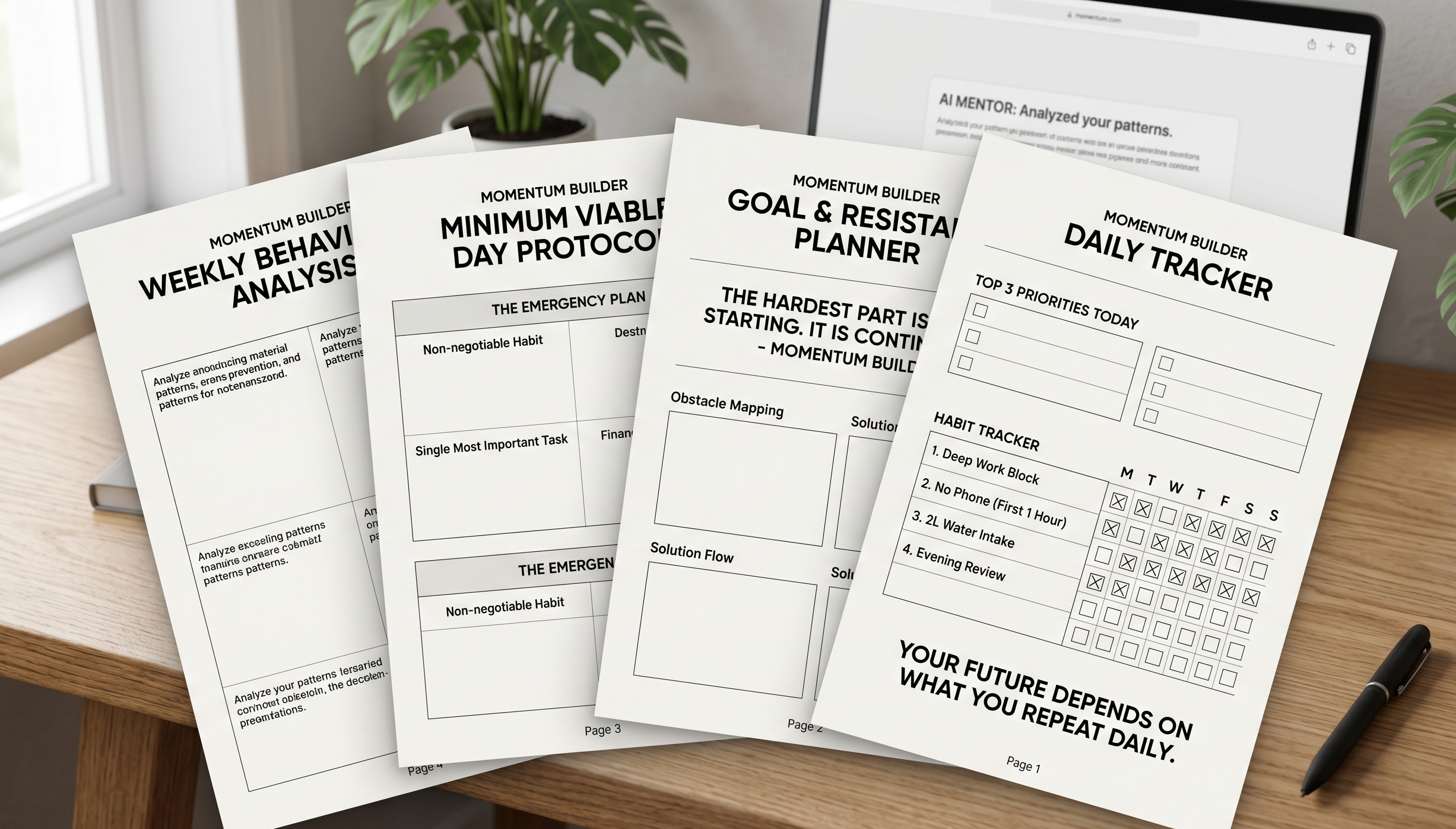 30-Day Momentum System (Discipline + Focus Reset) for indian region