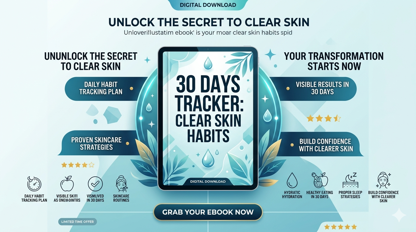 The 30-Days Tracker: Clear Skin Habit