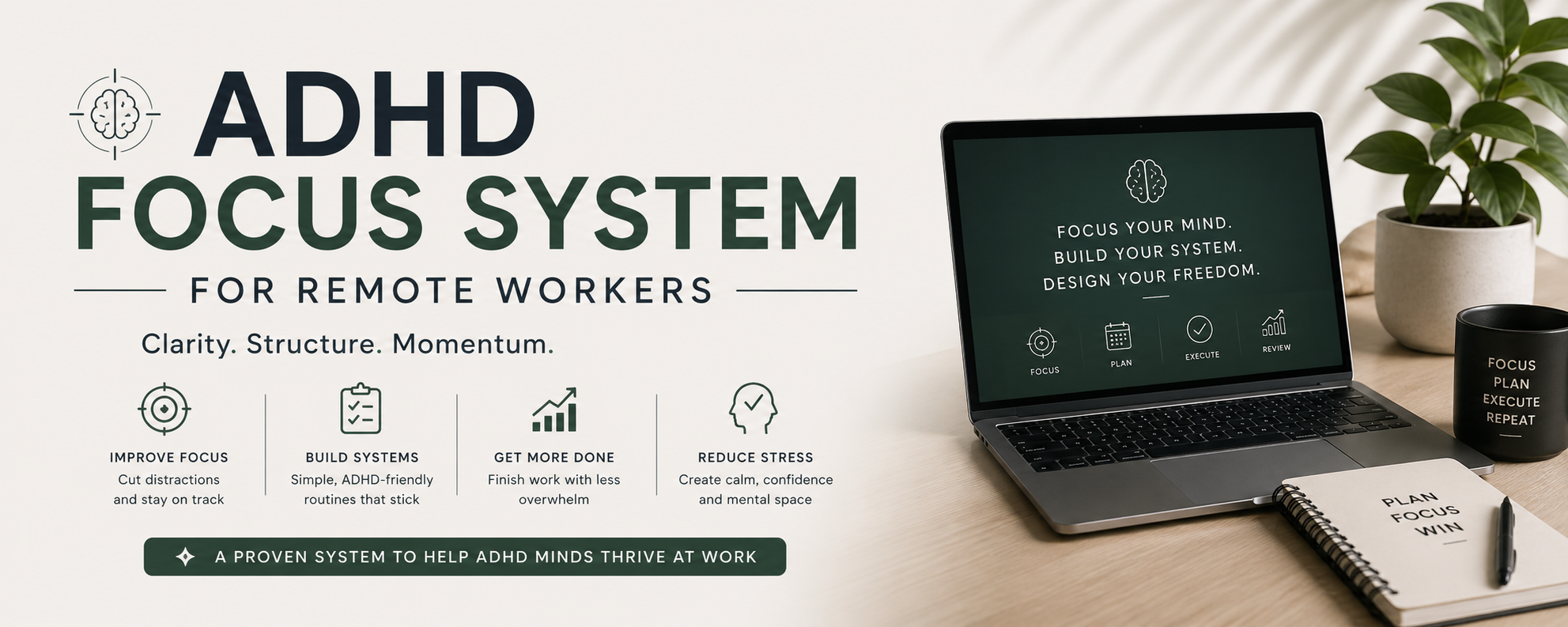 ADHD Focus System For Remote Workers