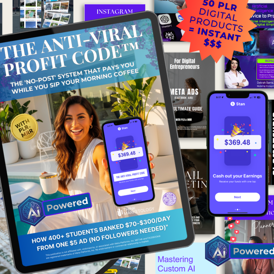 The Anti-Viral Profit Code - AI Powered banner