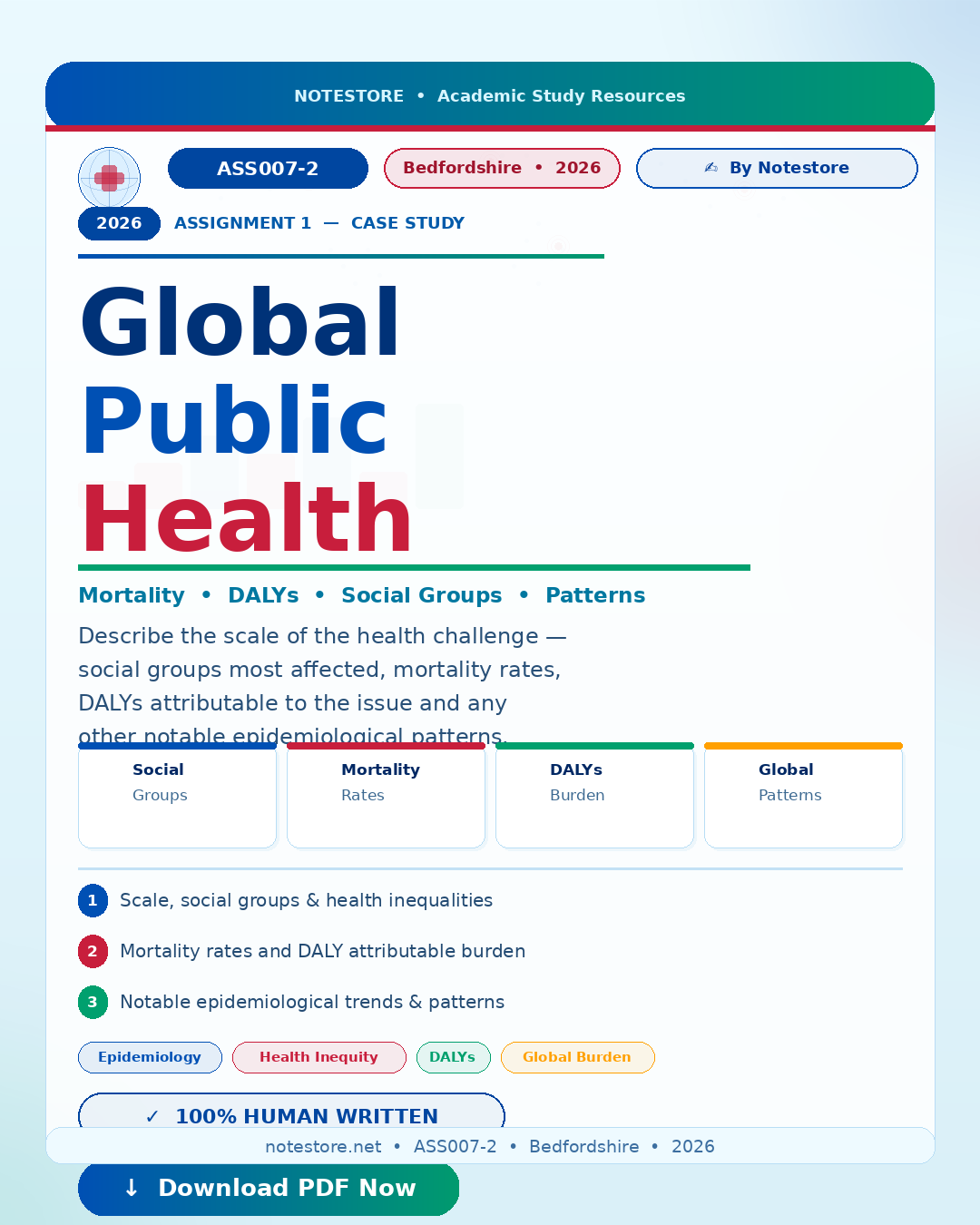 Global Public Health Case study