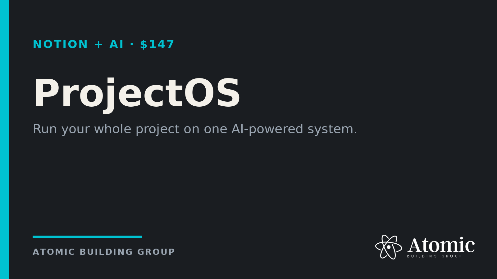 ProjectOS for Construction