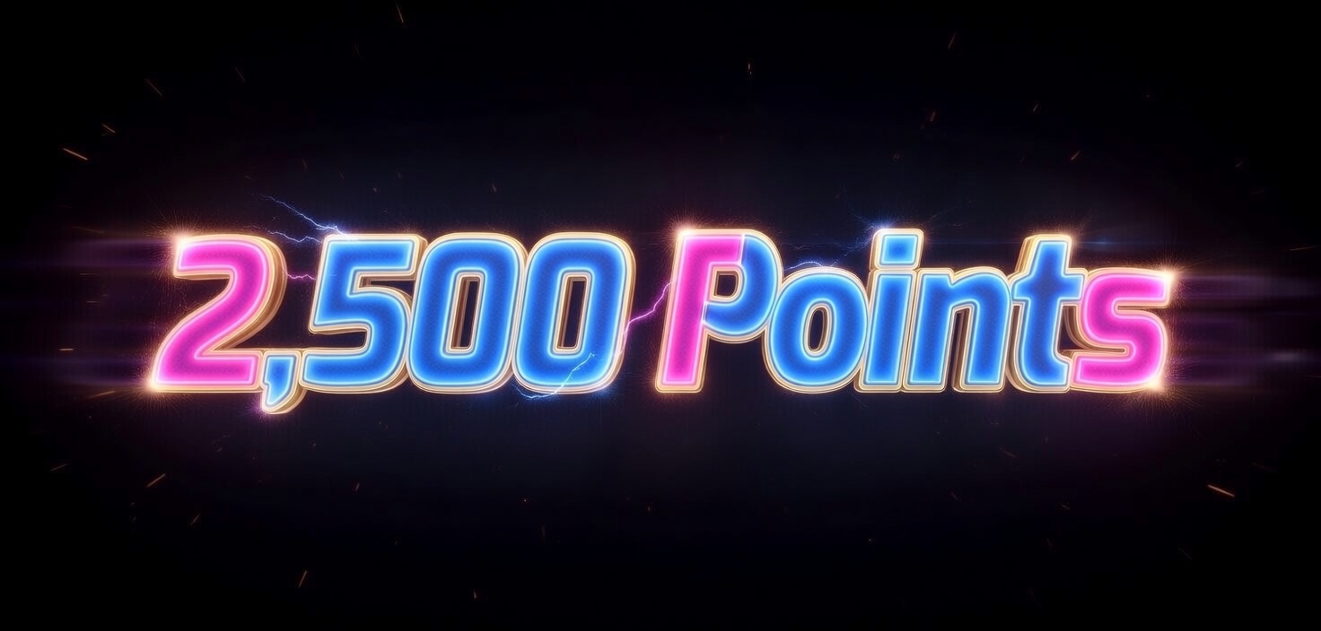 2,500 Points