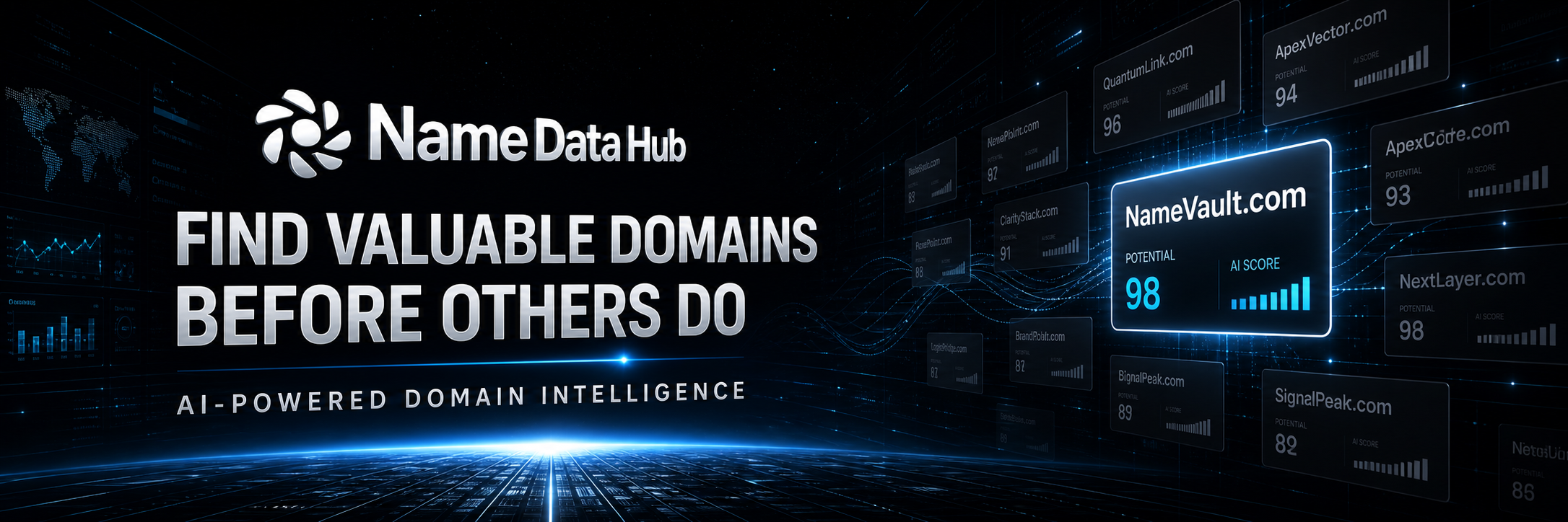 NameDataHub Pro — AI Domain Intelligence