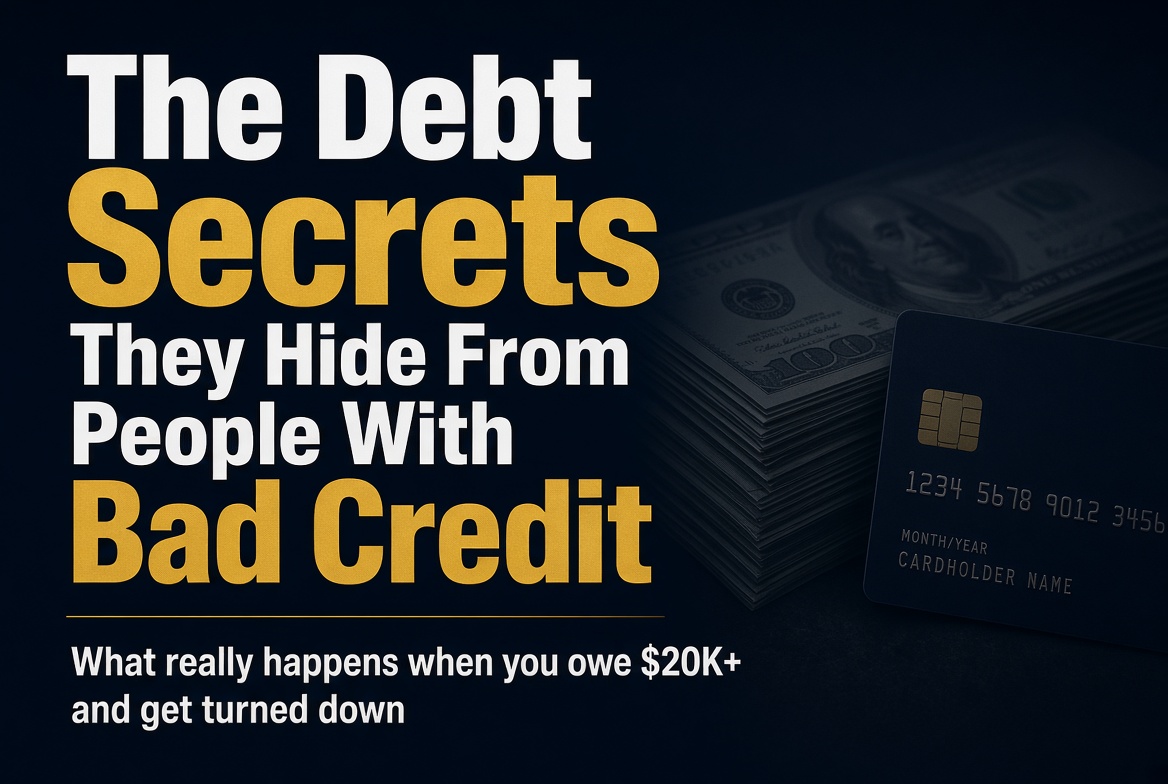 The Debt Secrets They Hide From People With Bad Credit