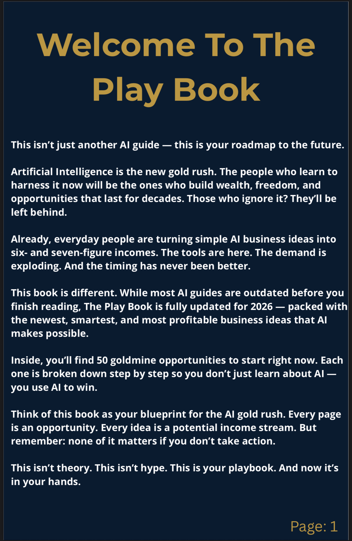 The Play Book