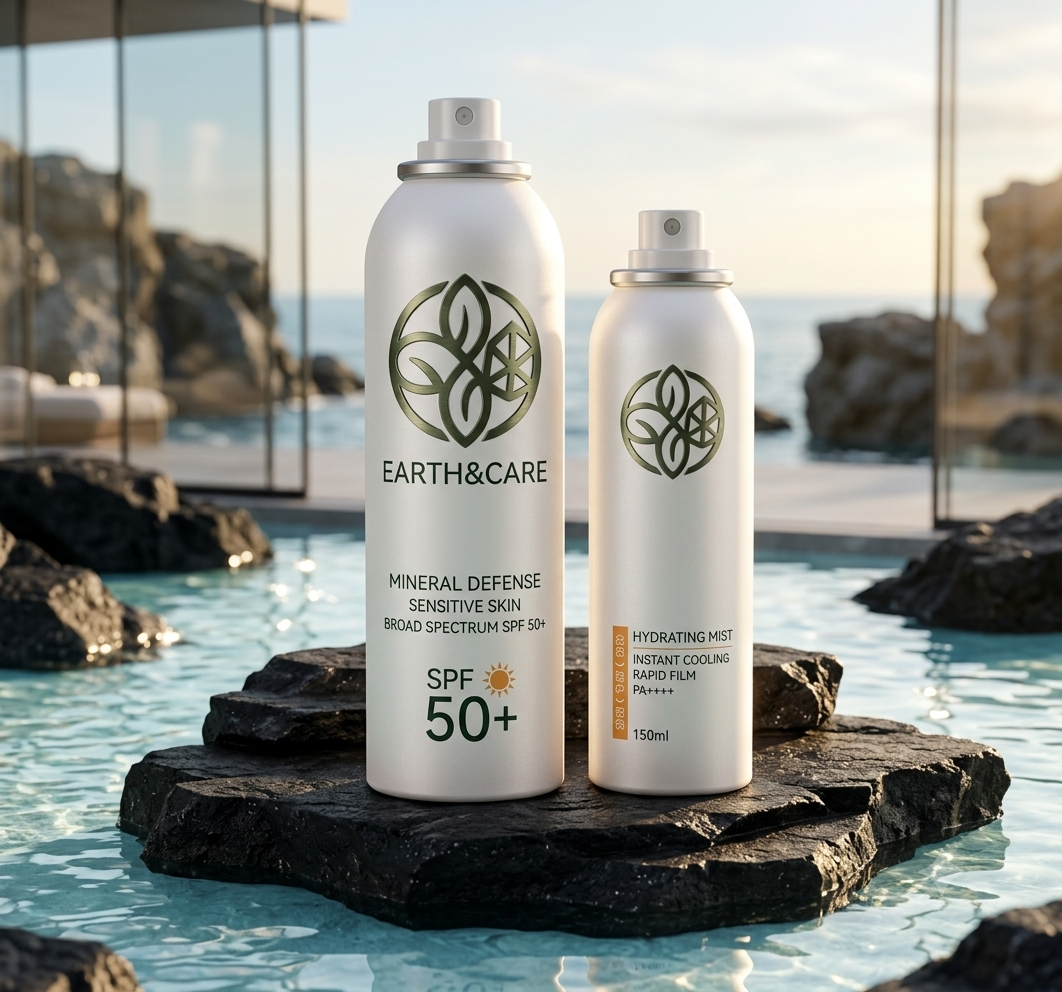 EARTH&CARE SUNSCREEN SPRAY(PACK OF 2)
