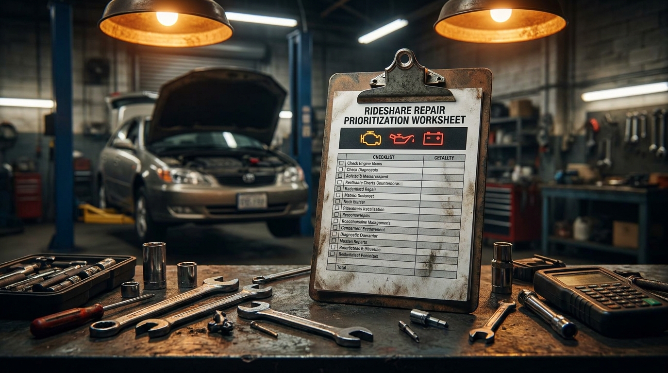 Car Issue Prioritisation Worksheet
