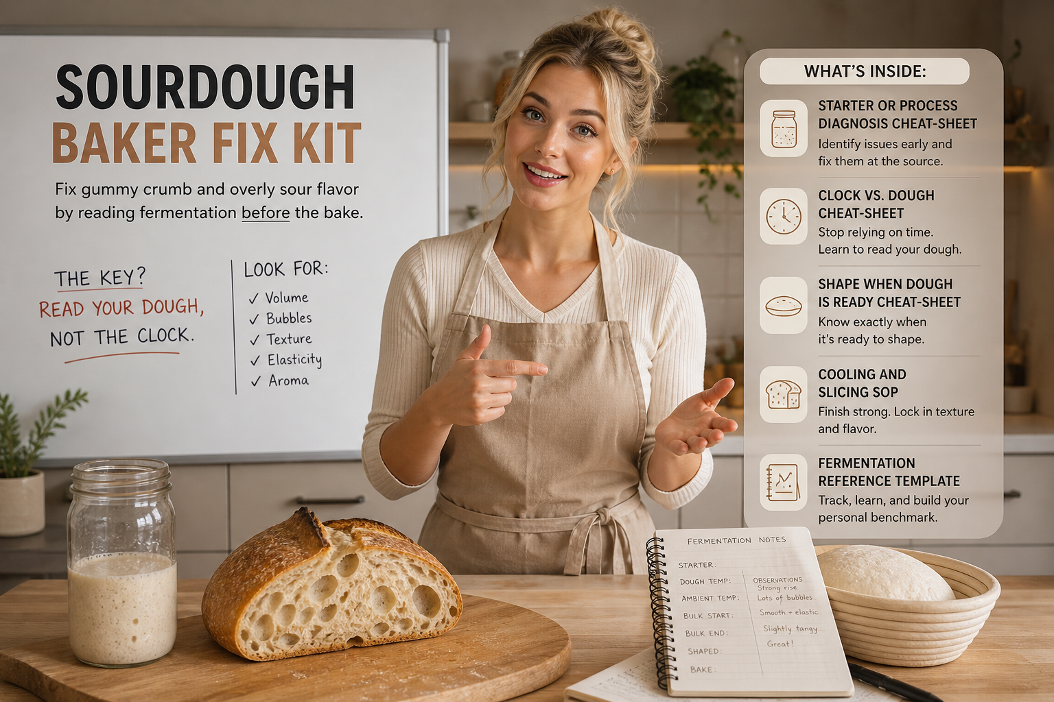 Sourdough Fermentation Cheat Sheet